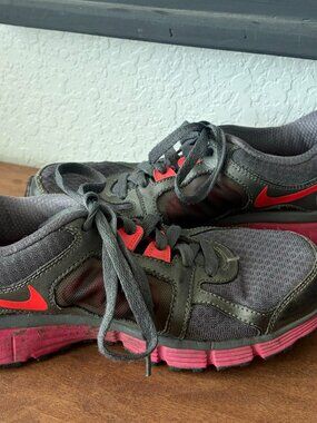 Nike Dual Fusion ST2 Running Shoes Black Pink Athletic Sneakers.   (CT)
